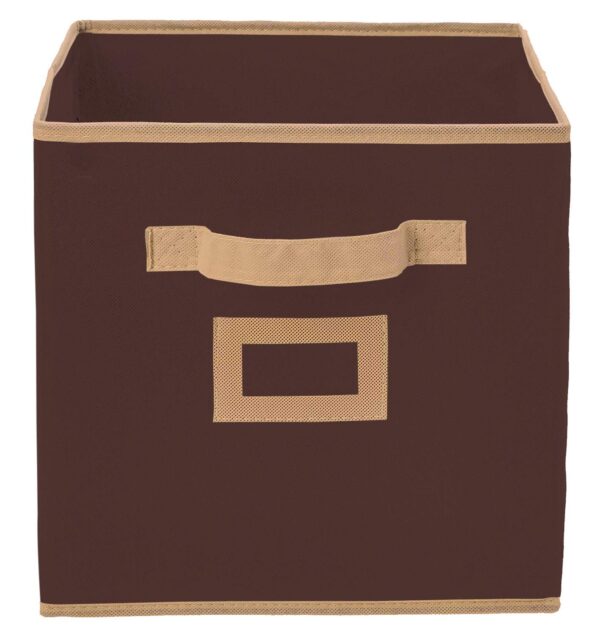 UNICRAFTS Storage Box Organizer for Clothes Organizer Storage for Clothes Set of 1 Brown